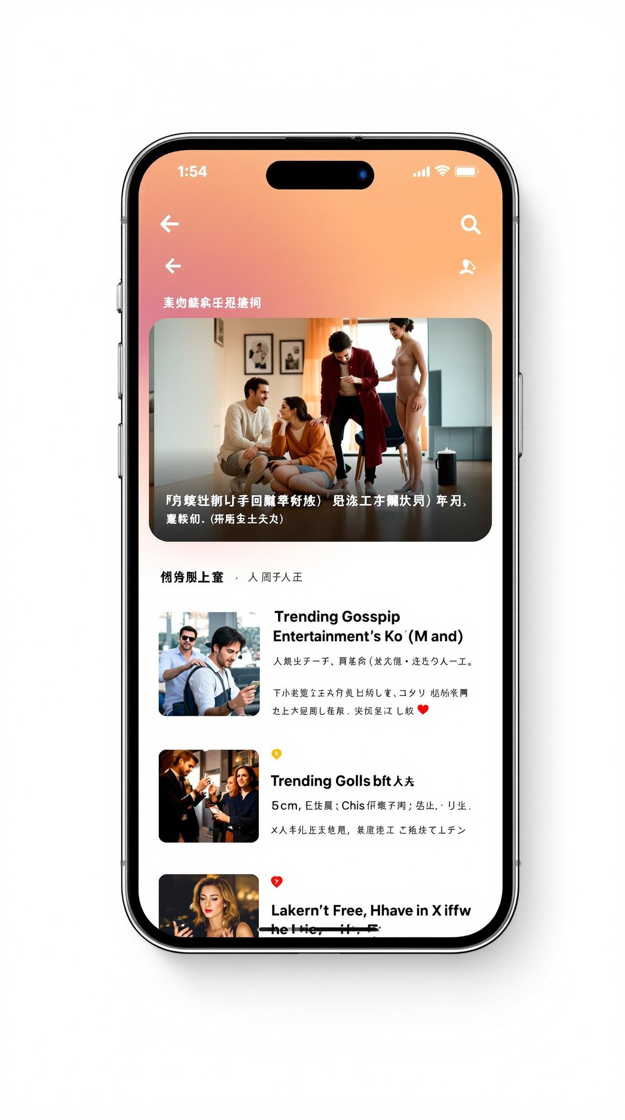 爆料网 APP界面预览